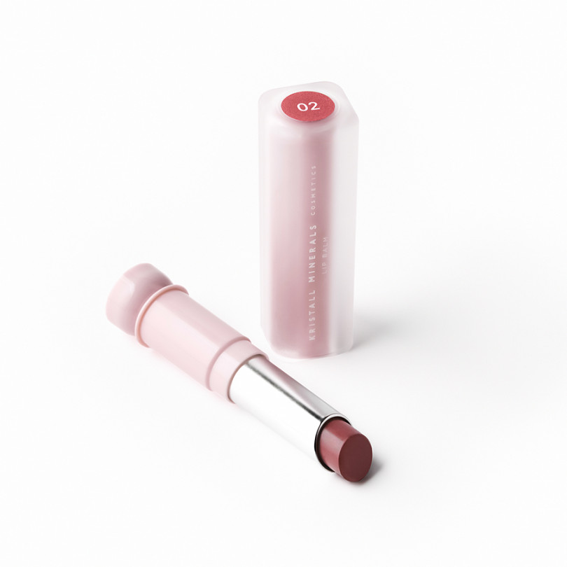 Бальзам для губ оттеночный 02 Pink Kristall Minerals