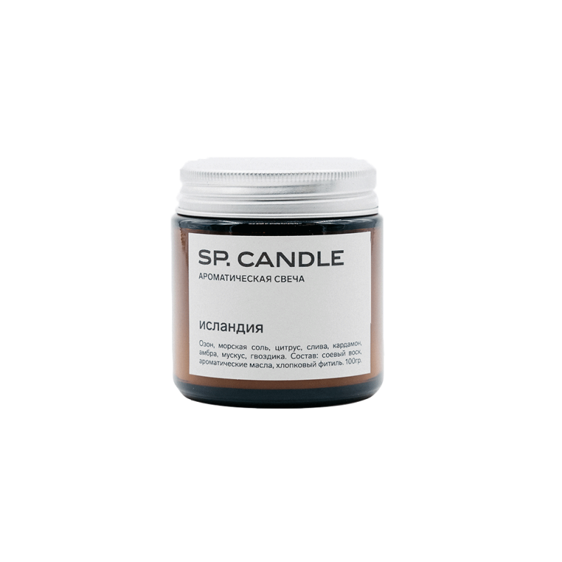 Ароматическая свеча "Исландия" SPCandle